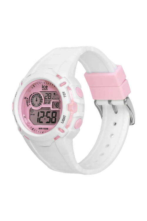 ICE digit explorer-White pink-Small - 3