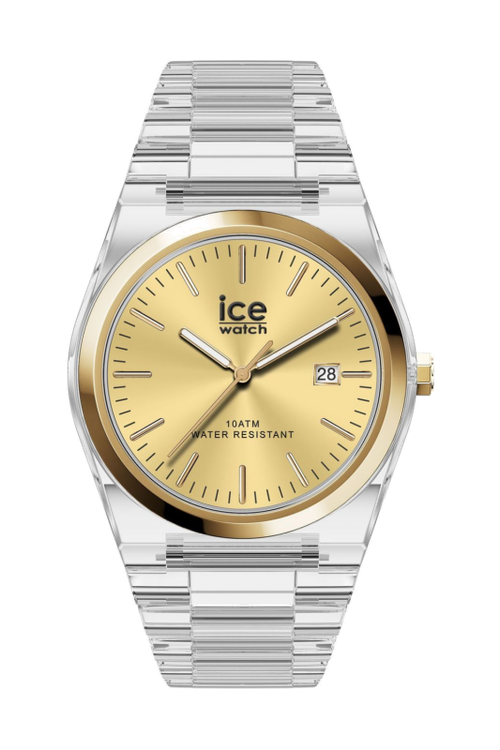 Date watch ICE POWER PW1 Transparent - Gold - 1