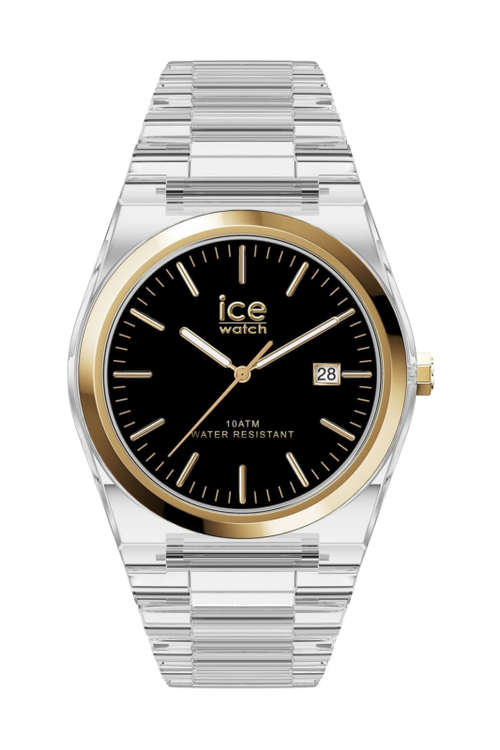 Date watch ICE POWER PW1 Transparent - Black gold - 1