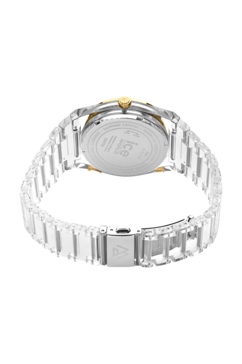 Date watch ICE POWER PW1 Transparent - Black gold - 4