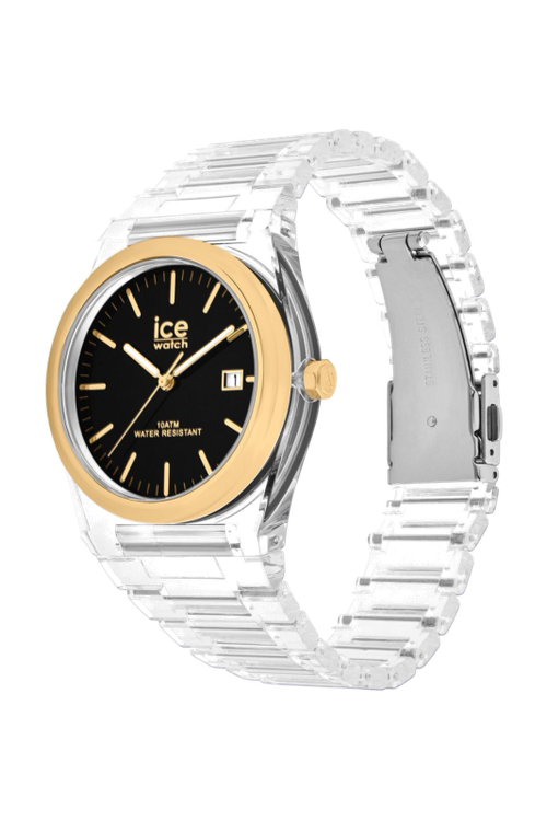 Date watch ICE POWER PW1 Transparent - Black gold - 3