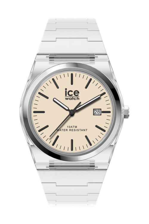 Date watch ICE POWER PW1 Transparent - White beige - 1