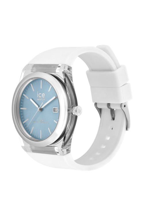 Date watch ICE POWER PW1 Transparent - White blue - 3