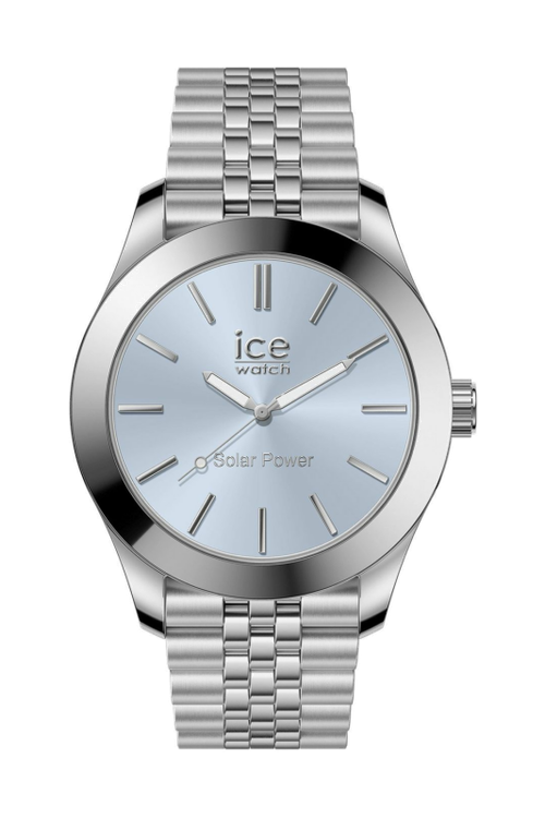 ICE steel-Silver light blue-Small-SOLAR 3H - 1