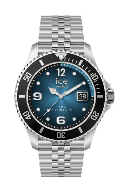 Date watch ICE steel Blue - 1