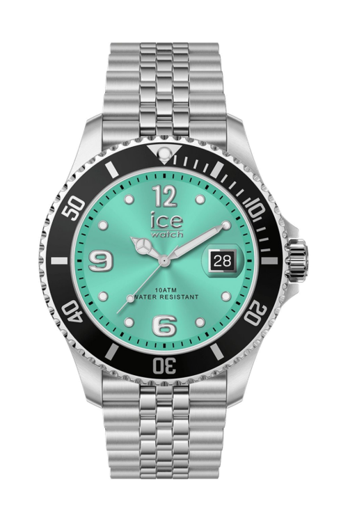 Date watch ICE steel Blue - 1