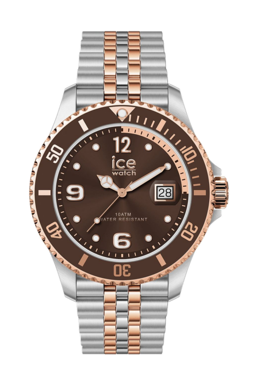 Date watch ICE steel Rose-gold