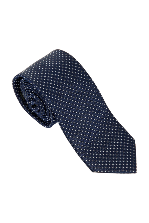 Silk Tie Caprio Navy - 1