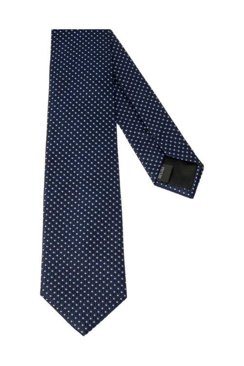 Silk Tie Caprio Navy - 2