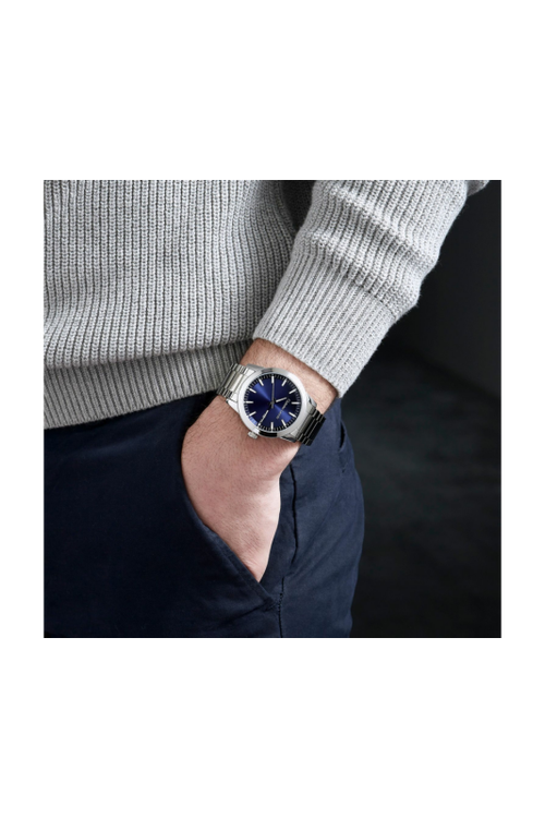 Relógio de datas Astrum Chrome / Navy - 3