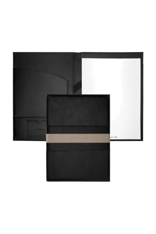 Folder A4 Delano Taupe & Black - 1