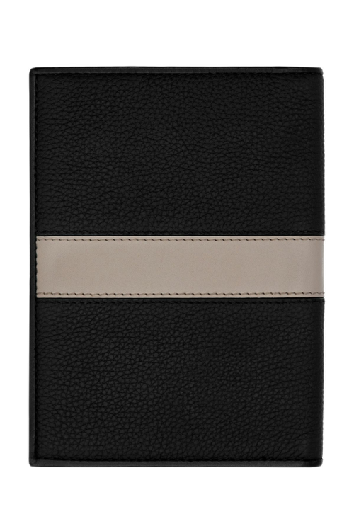 Passport holder Delano Taupe & Black - 6