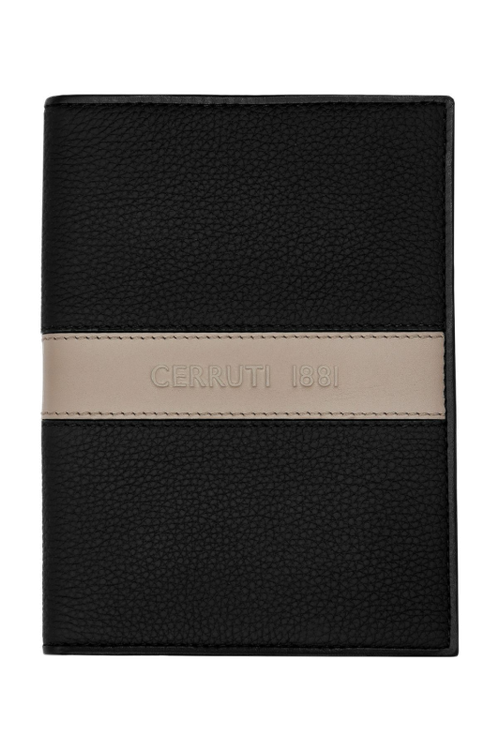 Passport holder Delano Taupe & Black - 2