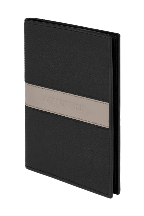 Passport holder Delano Taupe & Black - 4
