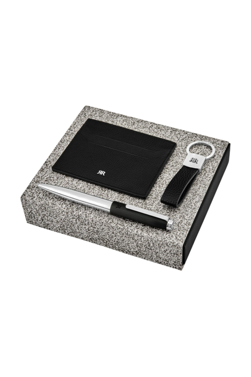 Set CERRUTI 1881 (ballpoint pen, key ring & card holder) - 1