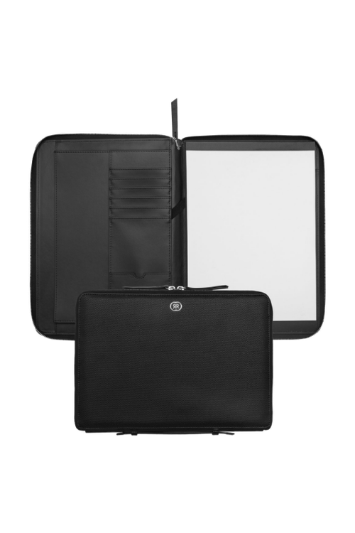 Conference folder zip A4 Regent Black - 1