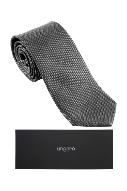 Silk Tie Leone Black - 2