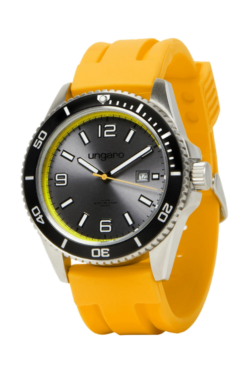Hodinky s datem Milo Yellow