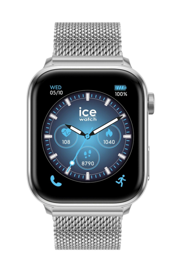 ICE smart 3.0 - Silver - Milanese - 1.78 - 35mm - GPS