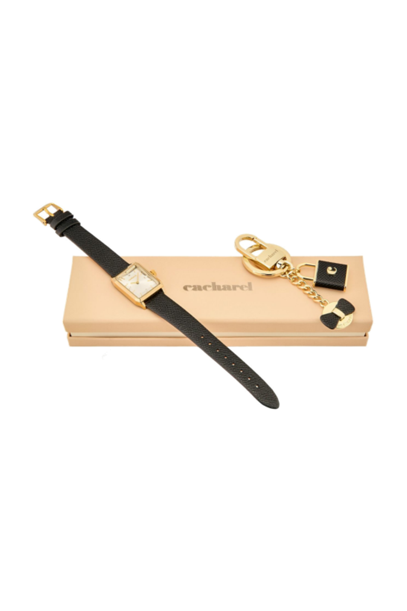 Set Séraphine Black (key ring & watch) - 1