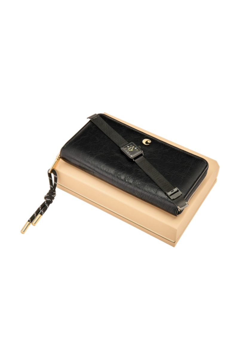 Set Philomène Black (travel purse & watch) - 1