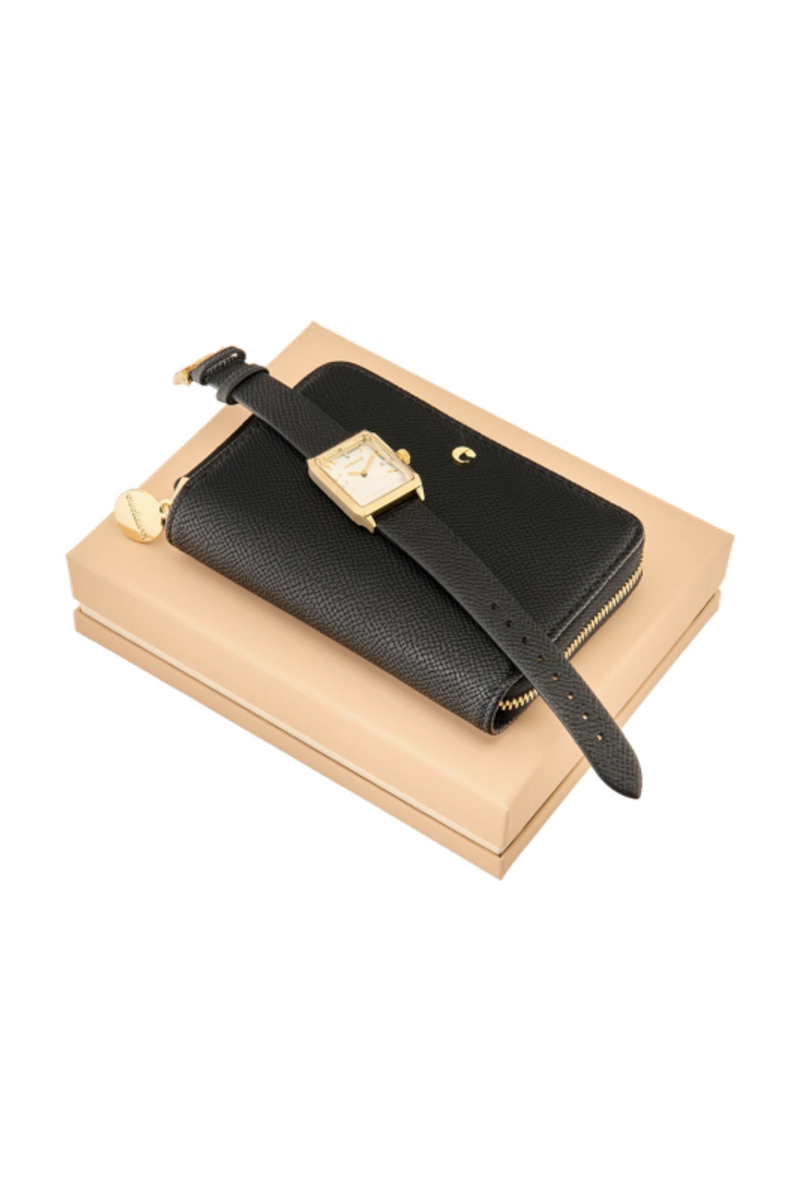 Set Séraphine Black (zip purse & watch) - 1