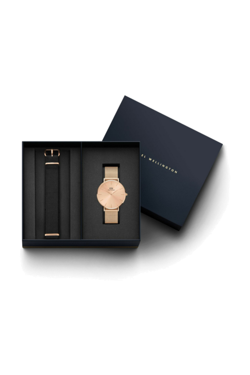 Watch set Petite Unitone Rose-gold D36 + Bracelet Petite Cornwall Rose-gold L16 - 1