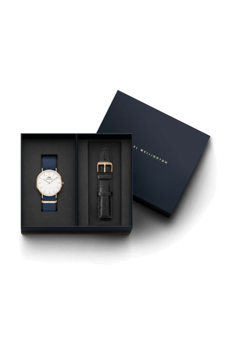 Watch set Classic Bayswater RG&White D40 + Bracelet Classic Reading Rose-gold L20 - 1