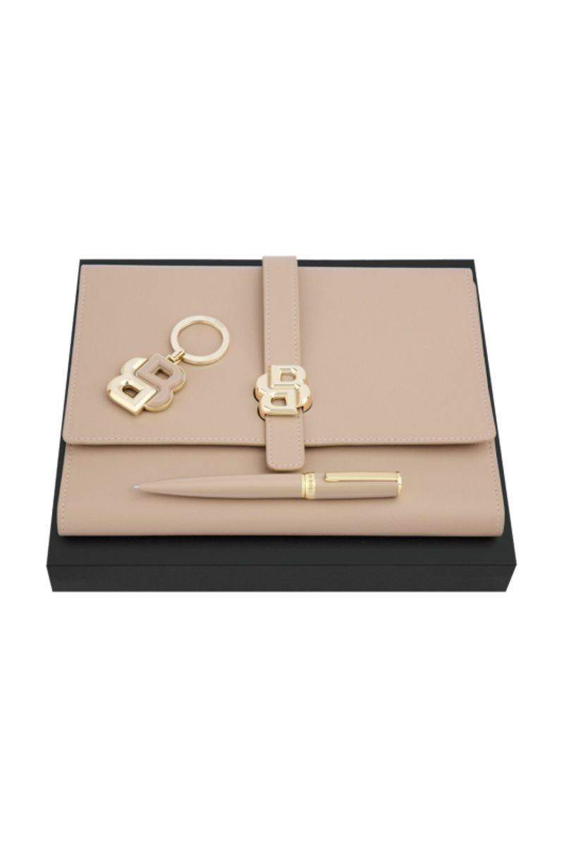 Set HUGO BOSS Nude (ballpoint pen, folder A5 & key ring) - 1