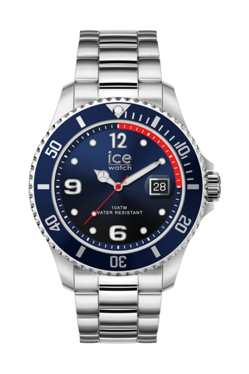 Date watch ICE steel Blue - 1