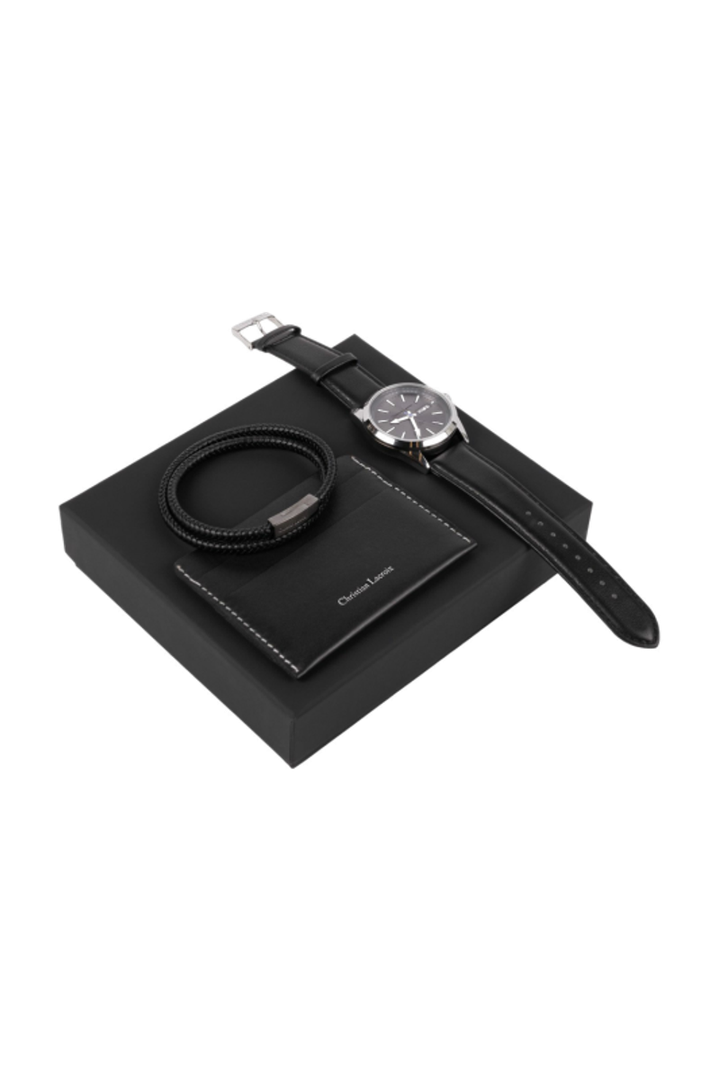 Set Alter Black (card holder, watch & bracelet) - 1