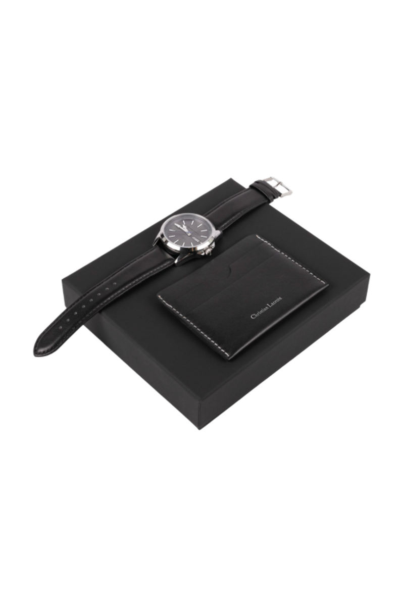 Set Alter Black (card holder & watch) - 1