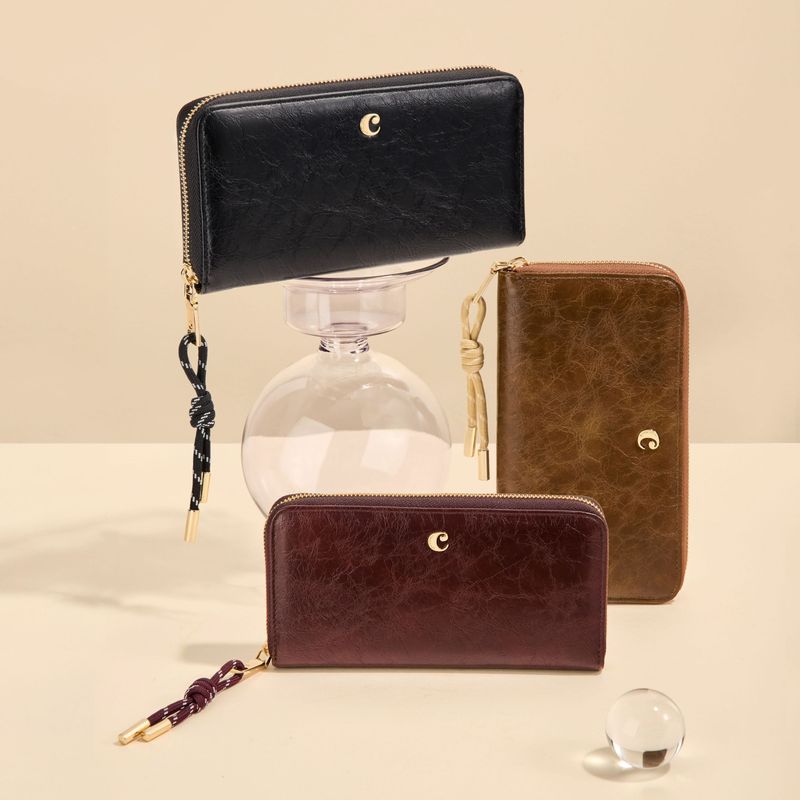 Travel wallet Philomène Burgundy - 7