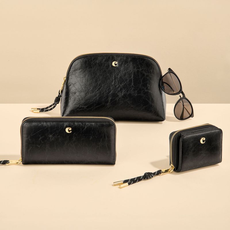 Card wallet with flap Philomène Black - 8