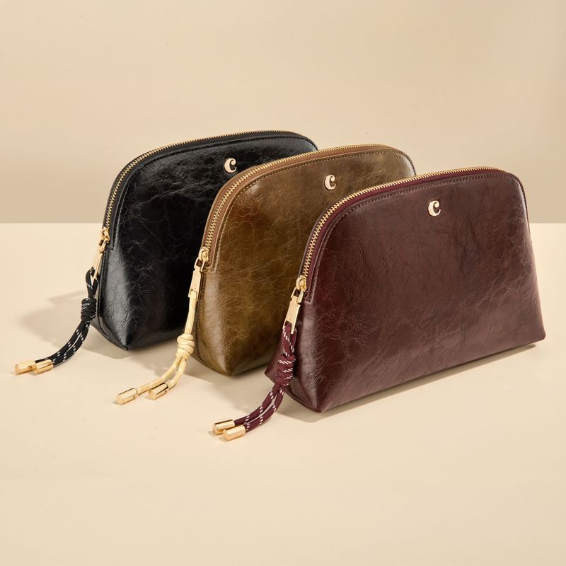 Small dressing-case Philomène Burgundy - 8