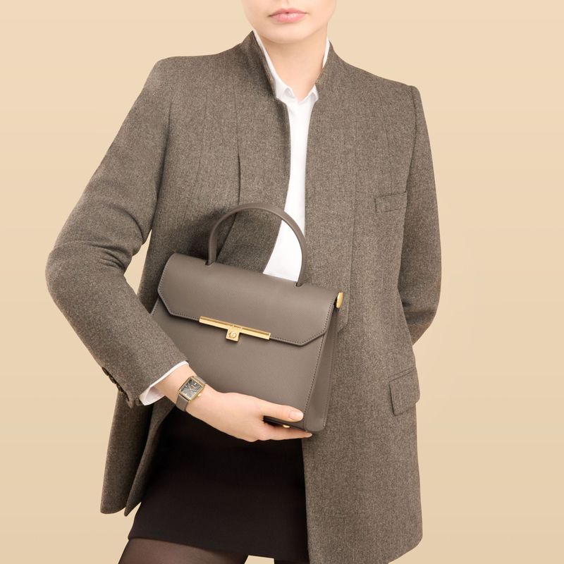 Lady bag Séraphine Taupe - 12