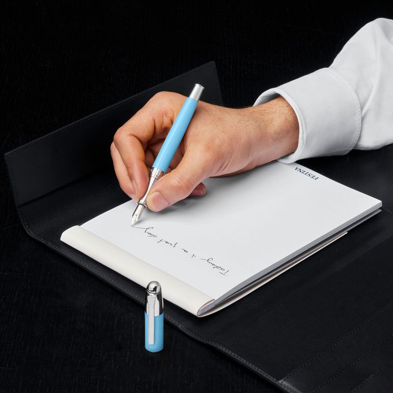 Fountain pen Classicals Chrome Light Blue - 8