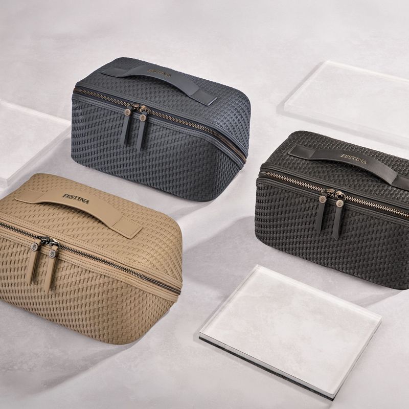Toiletry Bag Interlace Black - 8