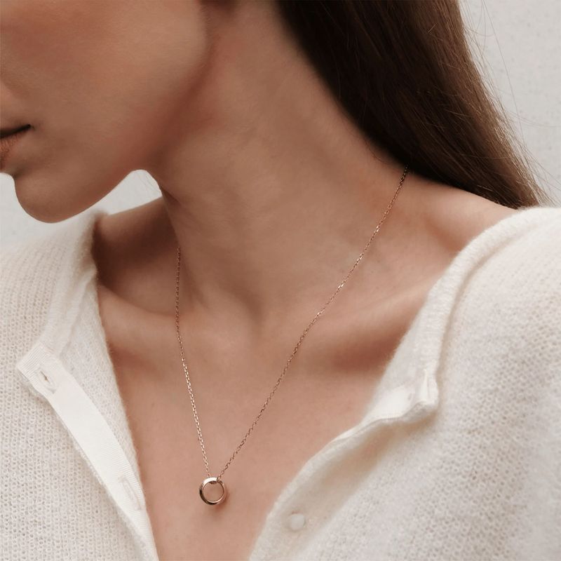 Necklace Elan Rose-gold - 5