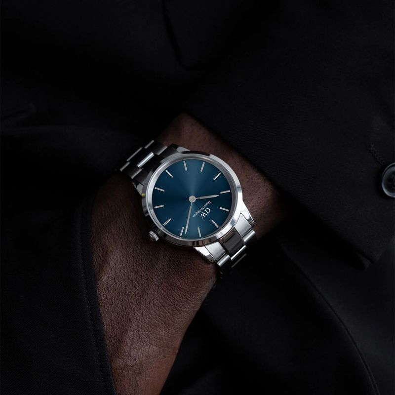Watch Iconic Link Arctic Silver&Blue D28 - 7