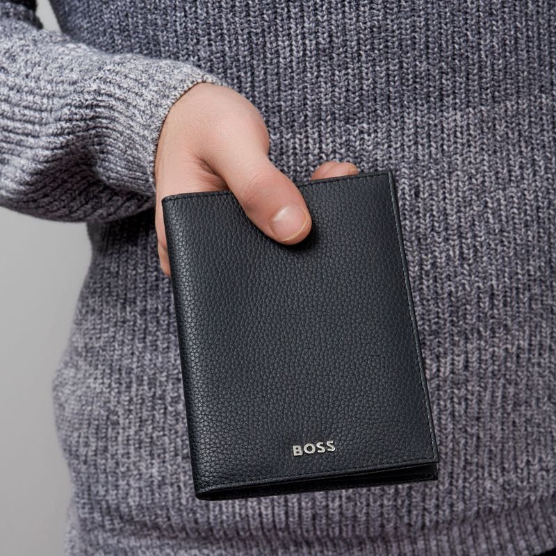 Money wallet Vertical flap Classic Grained Black - 6