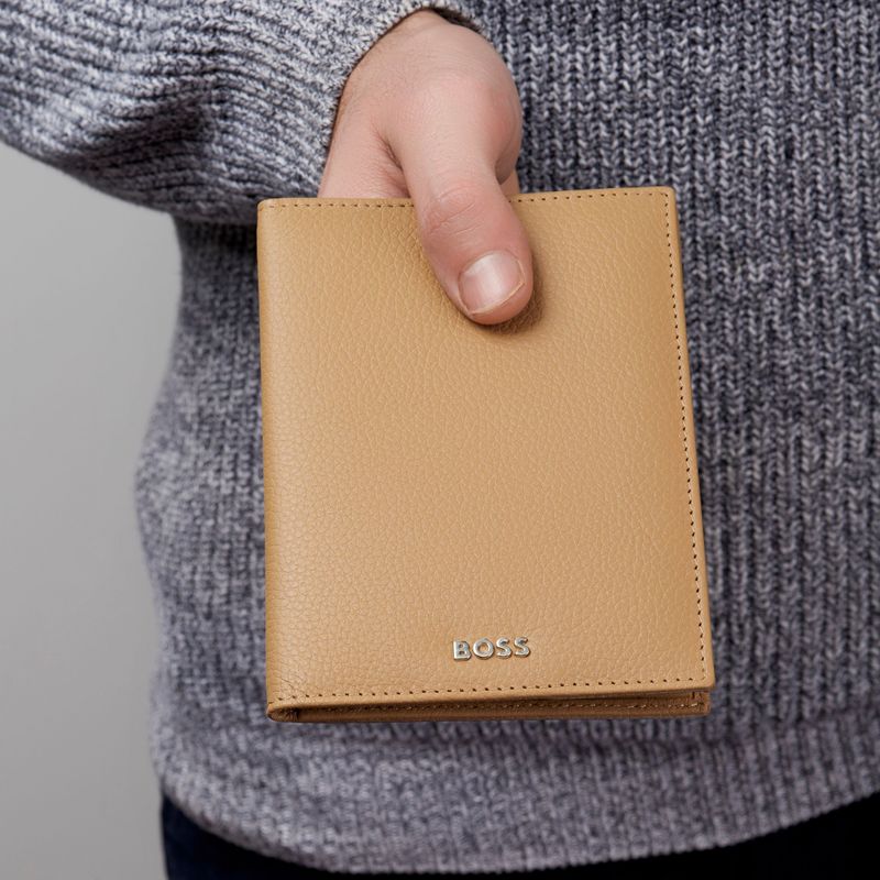 Money wallet Vertical flap Classic Grained Camel - 7