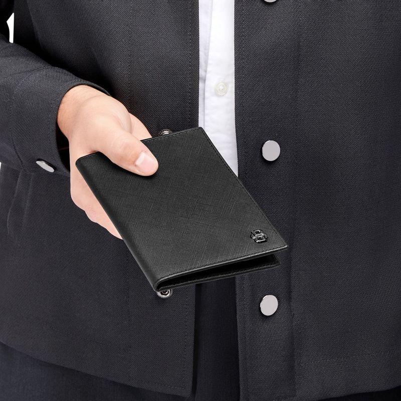 Passport holder Double B Saffiano Black - 6