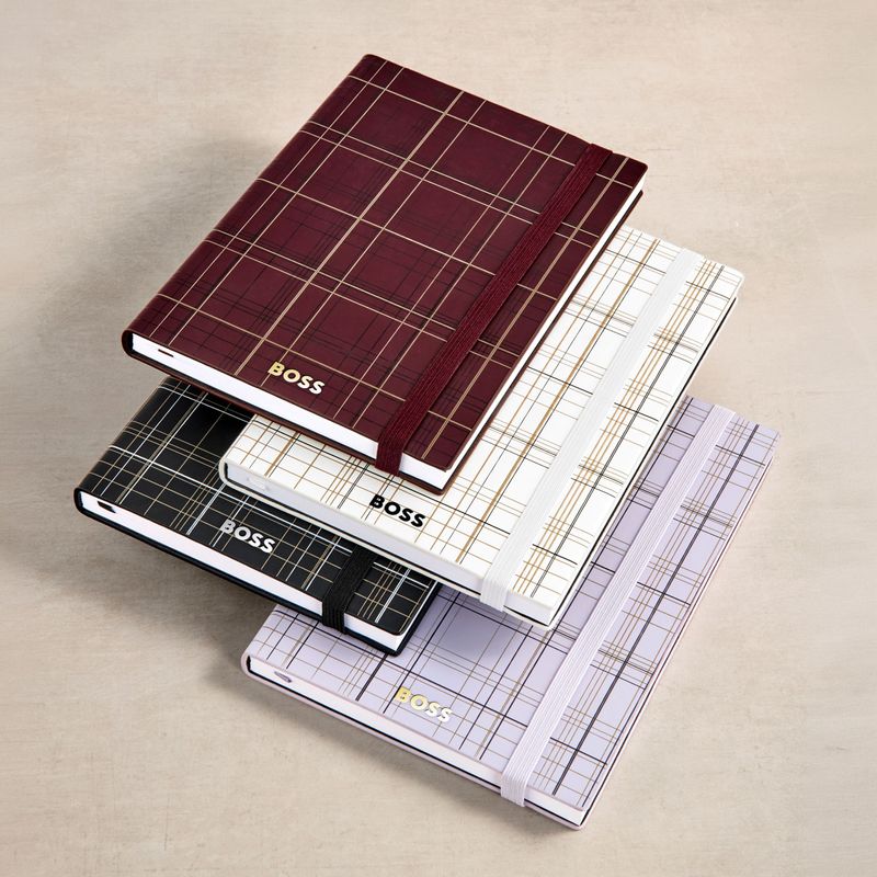 Notebook A5 Checkered Black Lined - 7