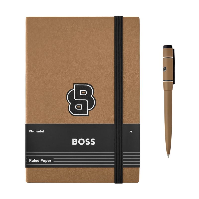 Set HUGO BOSS Camel (ballpoint pen & note pad A5) - 3