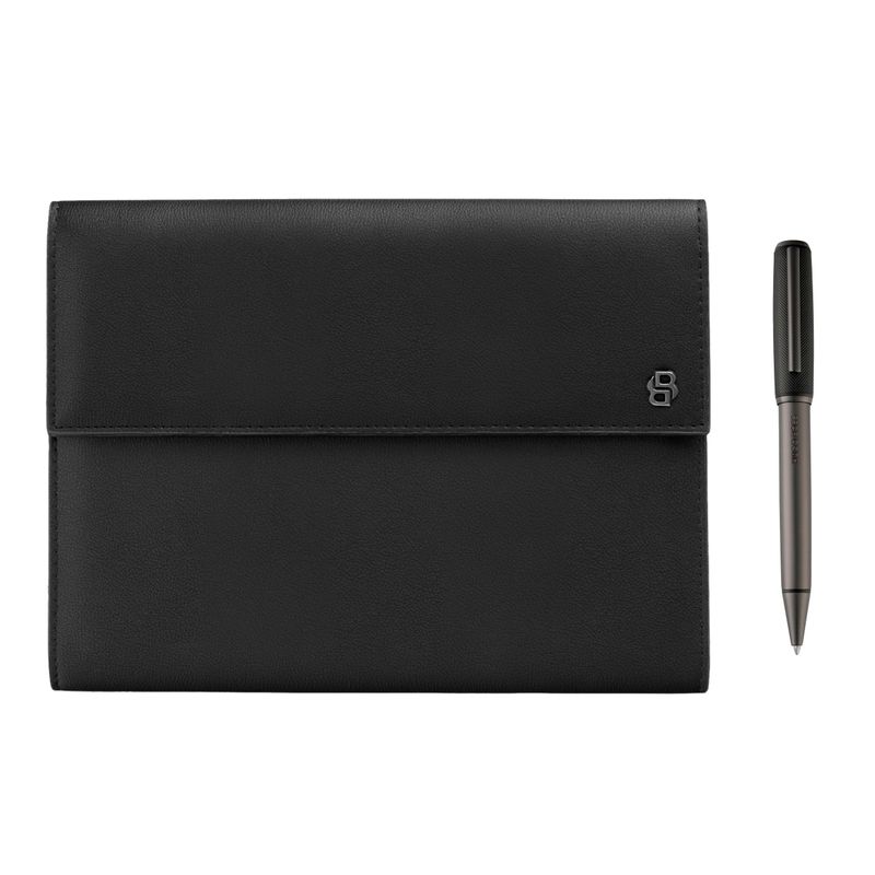 Set HUGO BOSS Black & Gun (ballpoint pen & folder A5) - 2
