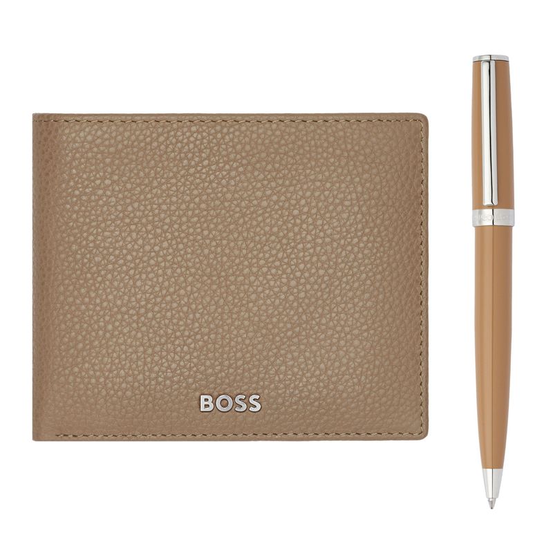 Set HUGO BOSS Camel (ballpoint pen & wallet) - 2