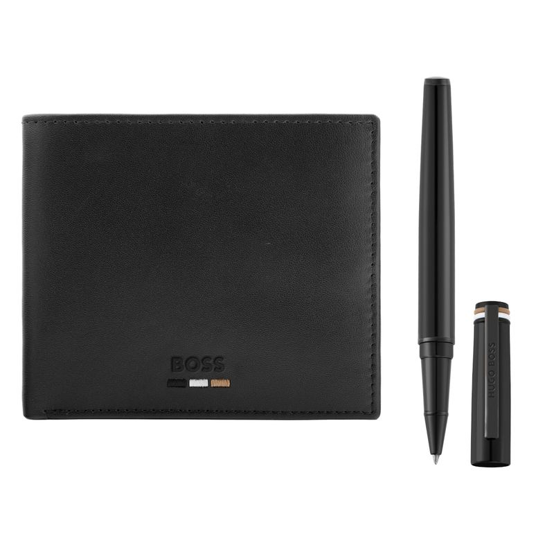 Set HUGO BOSS Black (rollerball pen & money wallet) - 3