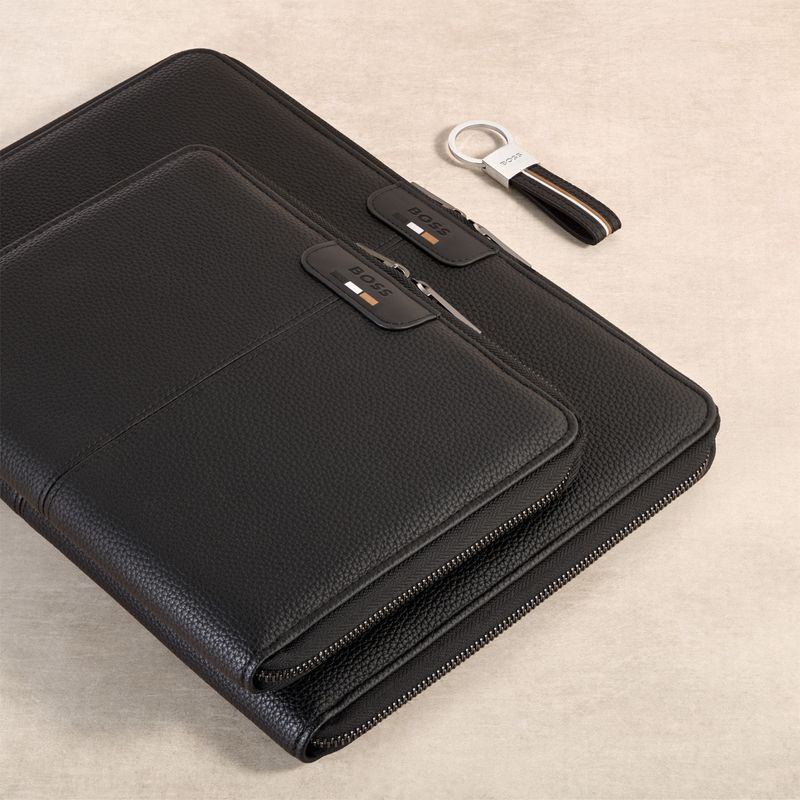 Conference folder zip A4 Emblematic Black - 6