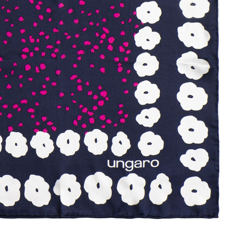 Silk scarf Giada Navy - 2